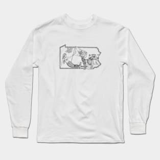 Pennsylvania Mermaid Long Sleeve T-Shirt